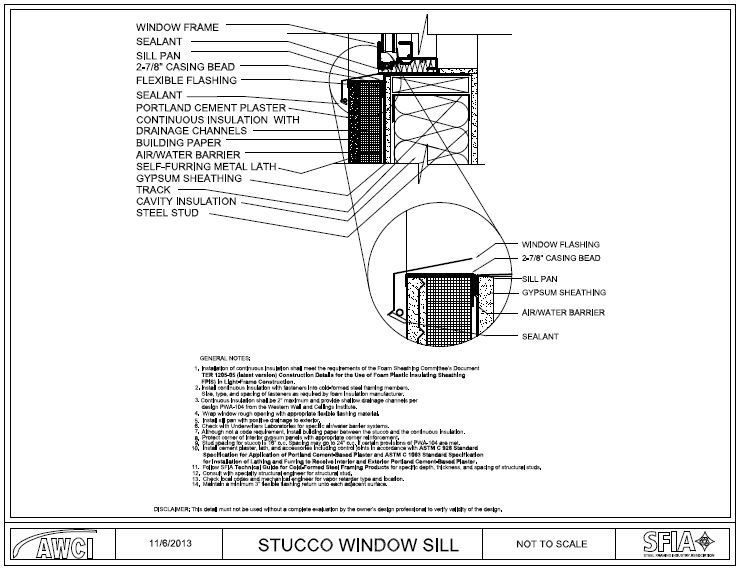 Stucco Window Jamb Detail